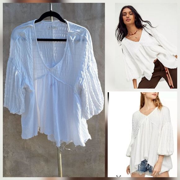 Free People We The Free Flower Power Top - Picture 1 of 10